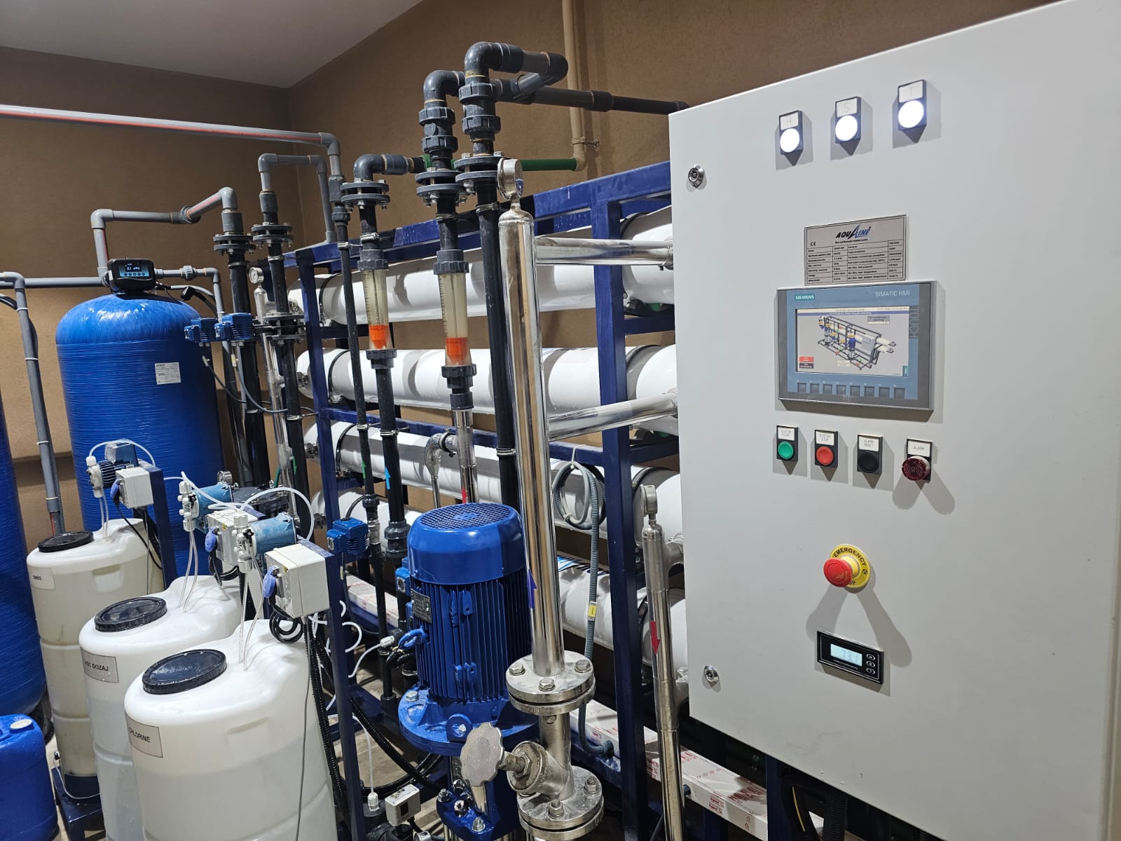 محطة تحلية مياه مؤتمتة Siemens PLC